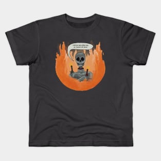 burnt it down Kids T-Shirt